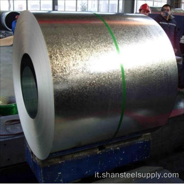 Bobina in acciaio laminato preparato per coperture da costruzione